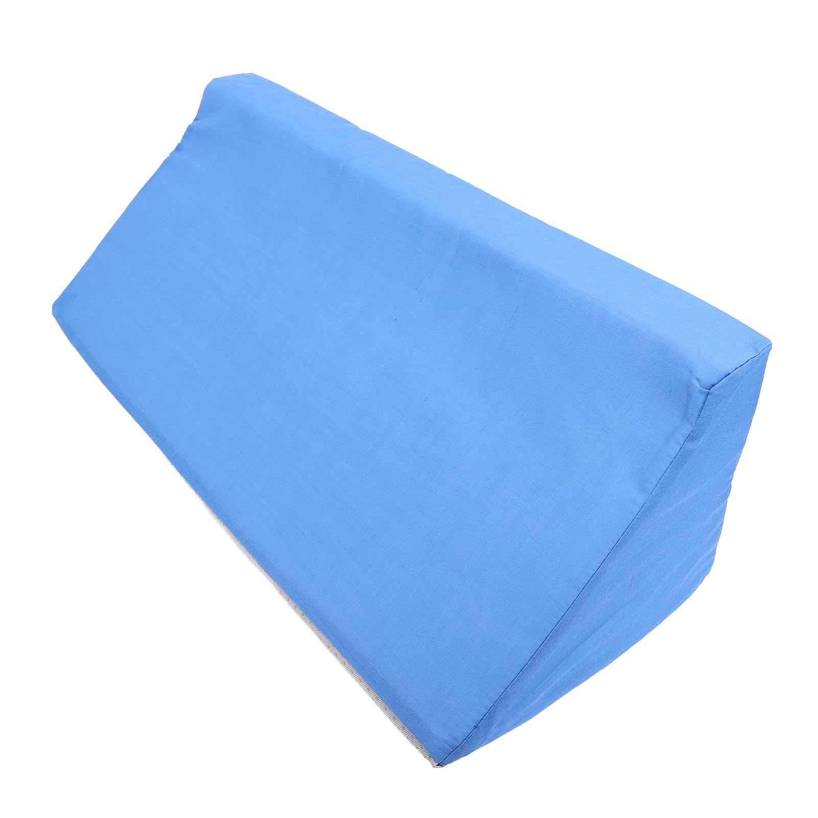 Sorandy Poduszka Klinowa w Kształcie Litery R, ​​ergonomiczna, Antypoślizgowa, Podwyższona Podpórka dla Osób śpiących na Boku, 60 X 25 X 20 Cm Niebieska, Idealna dla Obłożnie Chorych Pacjentów