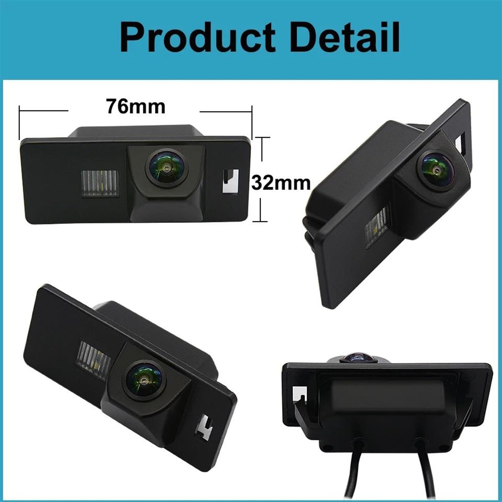 Car Backup Camera Car Backup Parking HAD Camera For Audi TT TTS TT RS MK2 8J MK3 8S 2012-2020 Car Rear View CAM