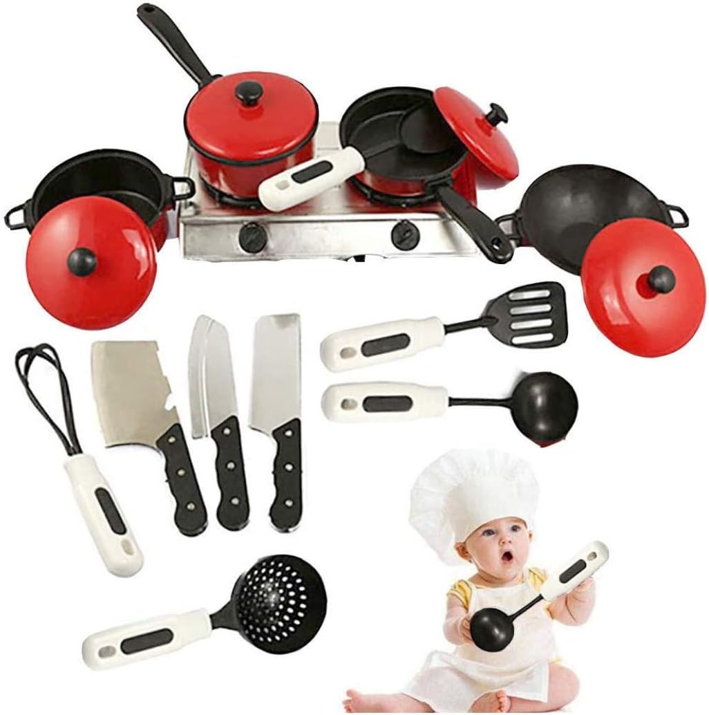 Juego De Cocina De Madera Para Niños - Incluye Alimentos De Juguete Y Bandeja Para Juegos De Rol