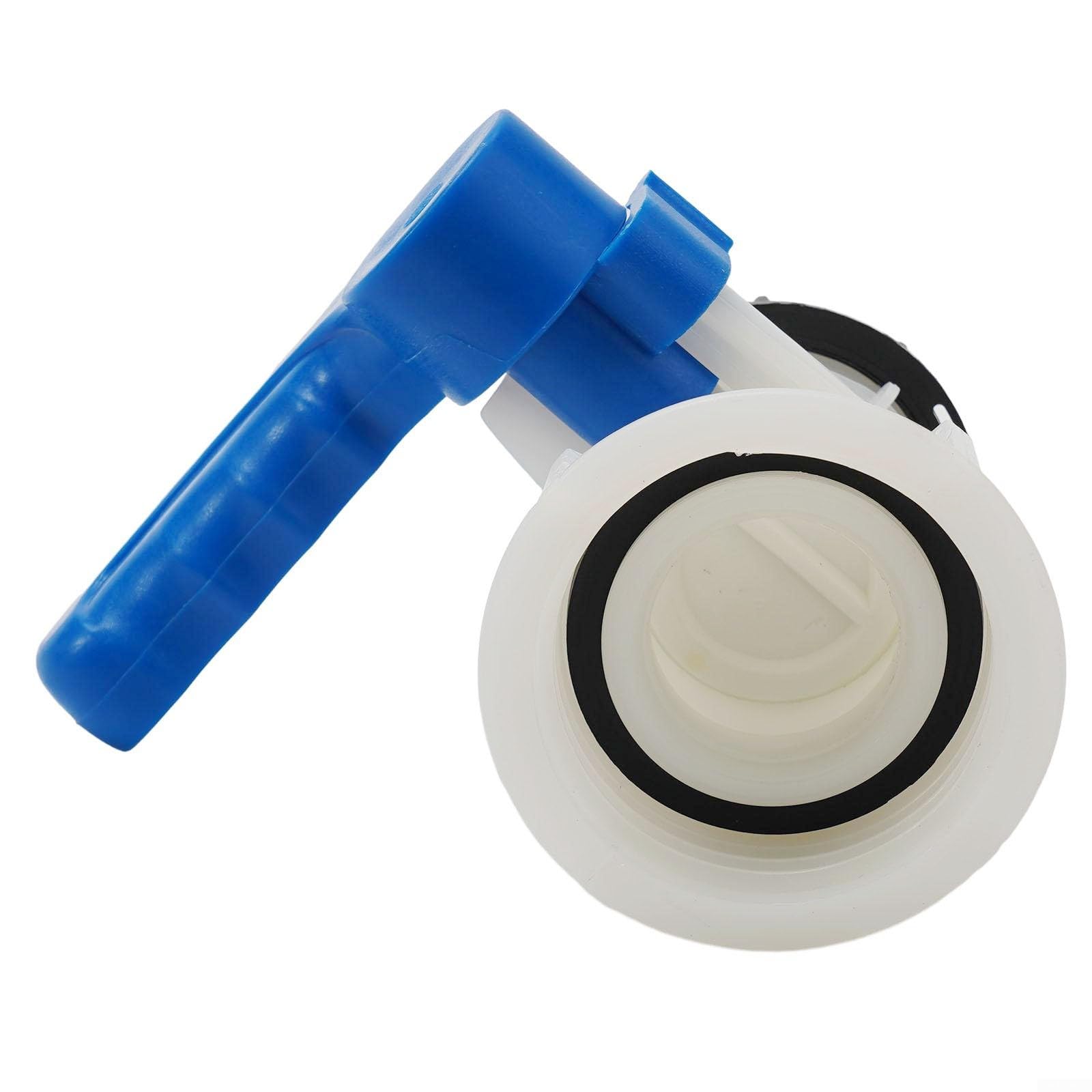 Vanne Papillon IBC Drainage 60mm S60x6 - Robuste Avec Écrou Fixe Et Construction Solide