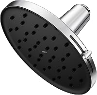 Vista 10 de Moen 220R3BN Verso - Cabezal de lluvia ajustable de 9 pulgadas de diámetro, rendimiento ecológico, resistente a manchas, níquel cepillado