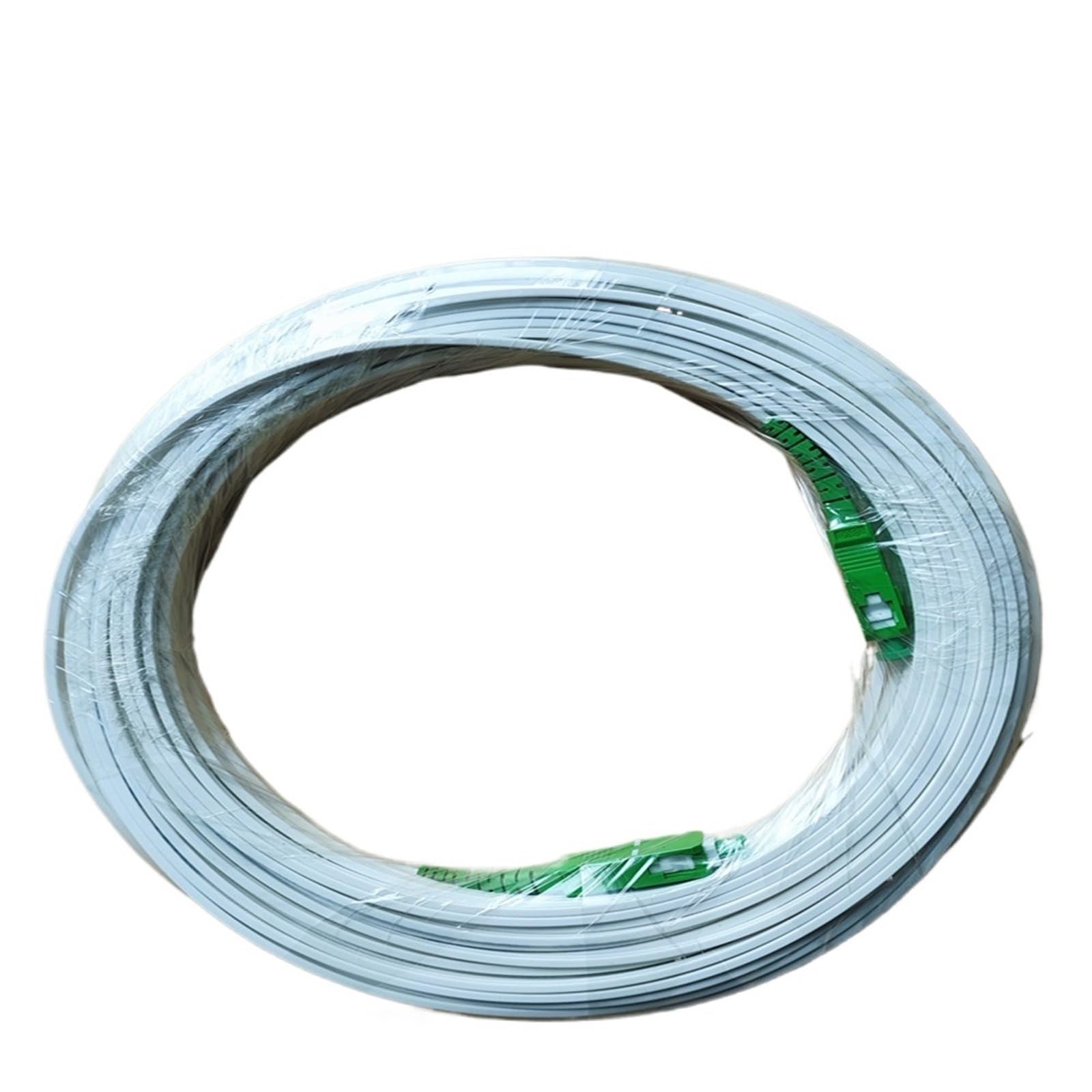 Cable FTTH de 20M/30M SC/APC-SC/APC G657A2 Cables de conexión de fibra óptica Cable de extensión de fibra óptica monomodo Puente de fibra óptica(20M Drop Cable)