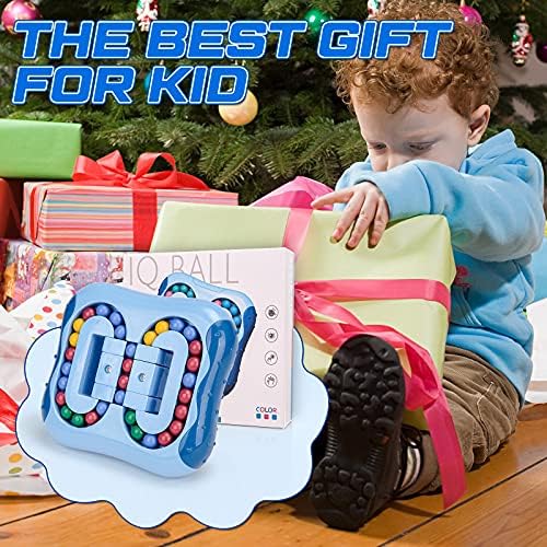 Rotating Finger Cube Creative Educational Toys for Boys and Girls, Stress Reliever IQ Puzzle Games for Kids Adults 6 61a6DLM5SeL. AC