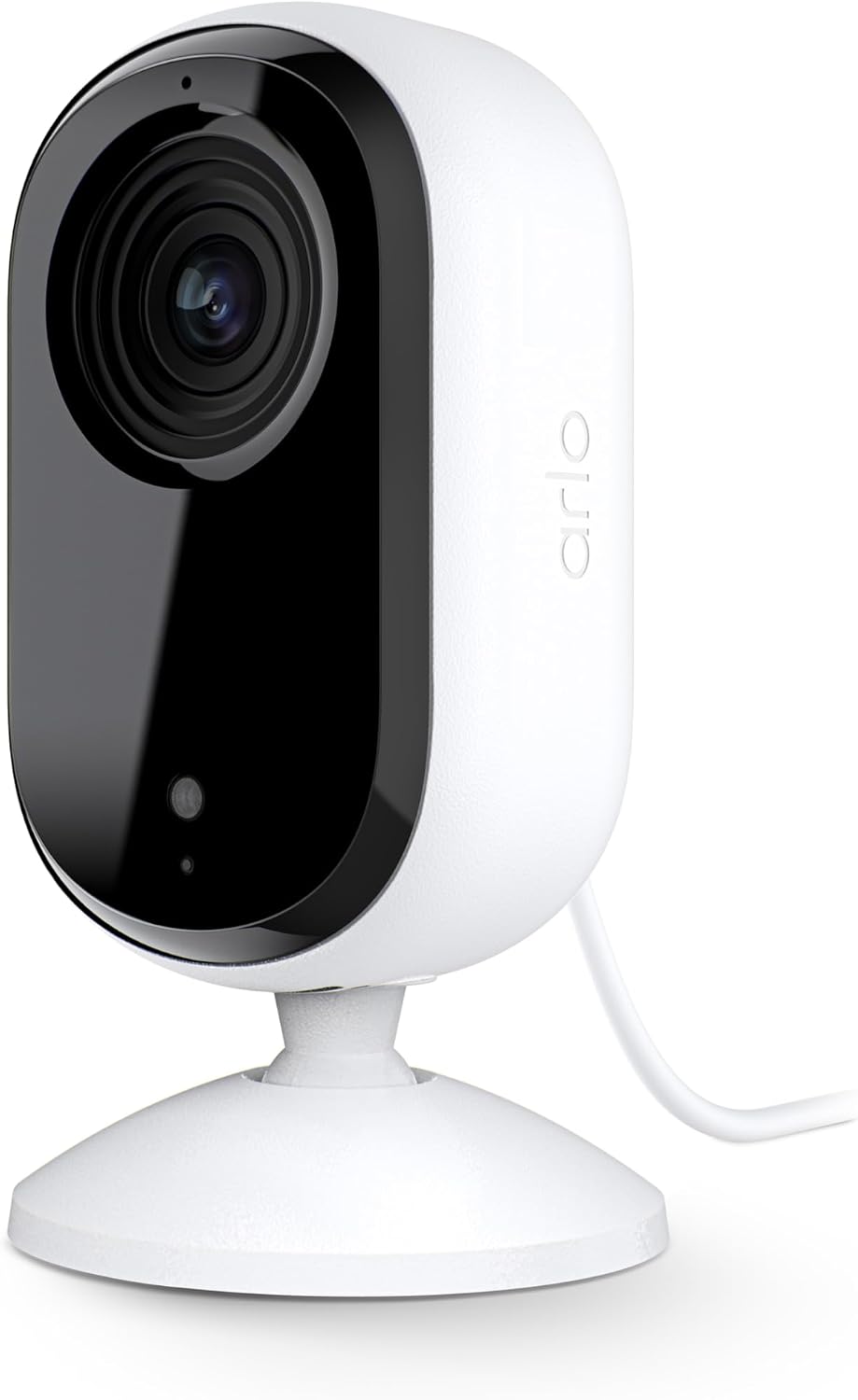 Essential Security Camera HD | Indoor Only | 2nd Gen | Pet Camera & Baby Monitor | Wired, Automated Privacy Shield, 2-Way Audio, Night Vision, Live Stream, Motion Alerts,Notifications|White 1 Cam
