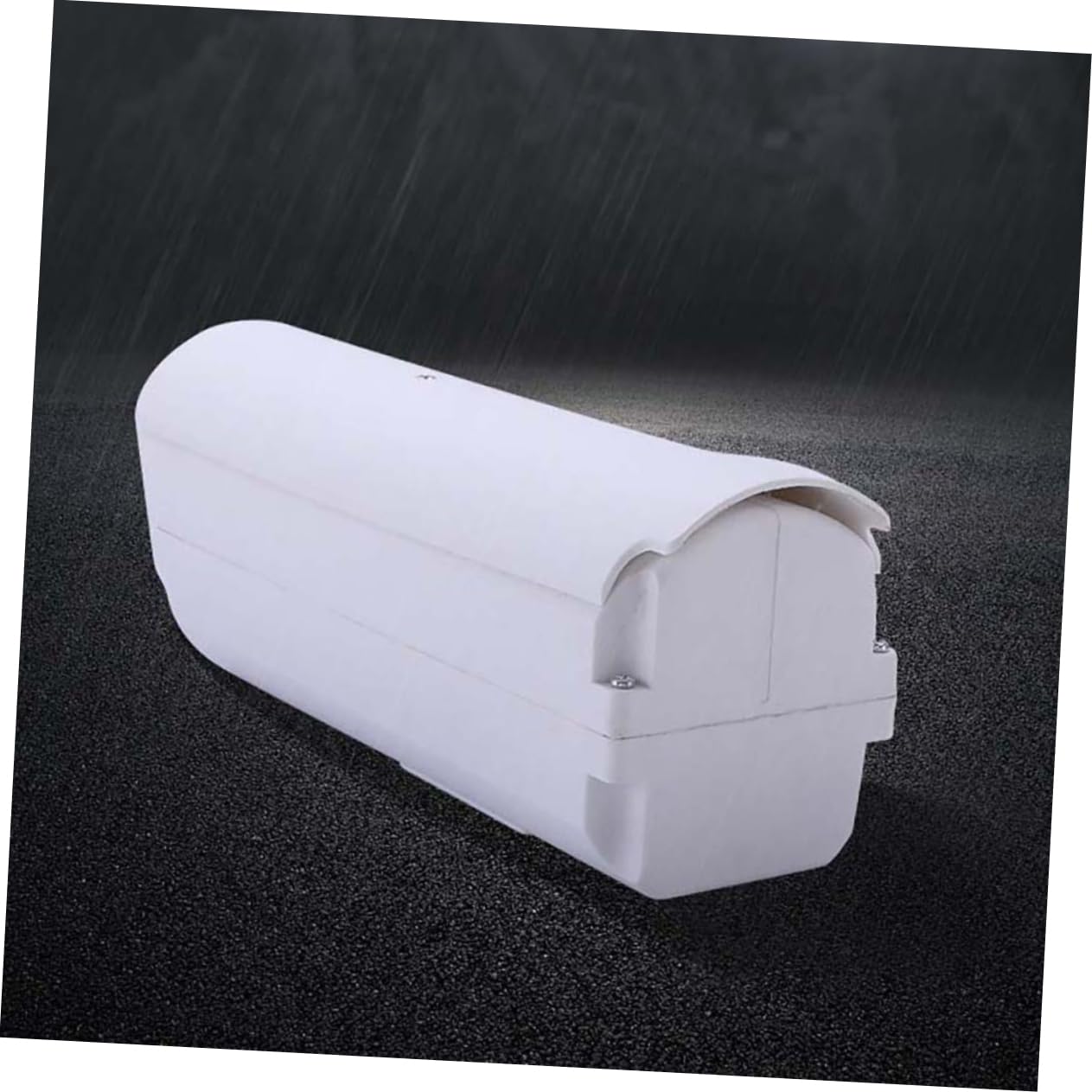Housse de Protection pour Caméra de Sécurité en PP Blanc, Étanche, Trous de Dissipation Thermique, pour Caméra Extérieure