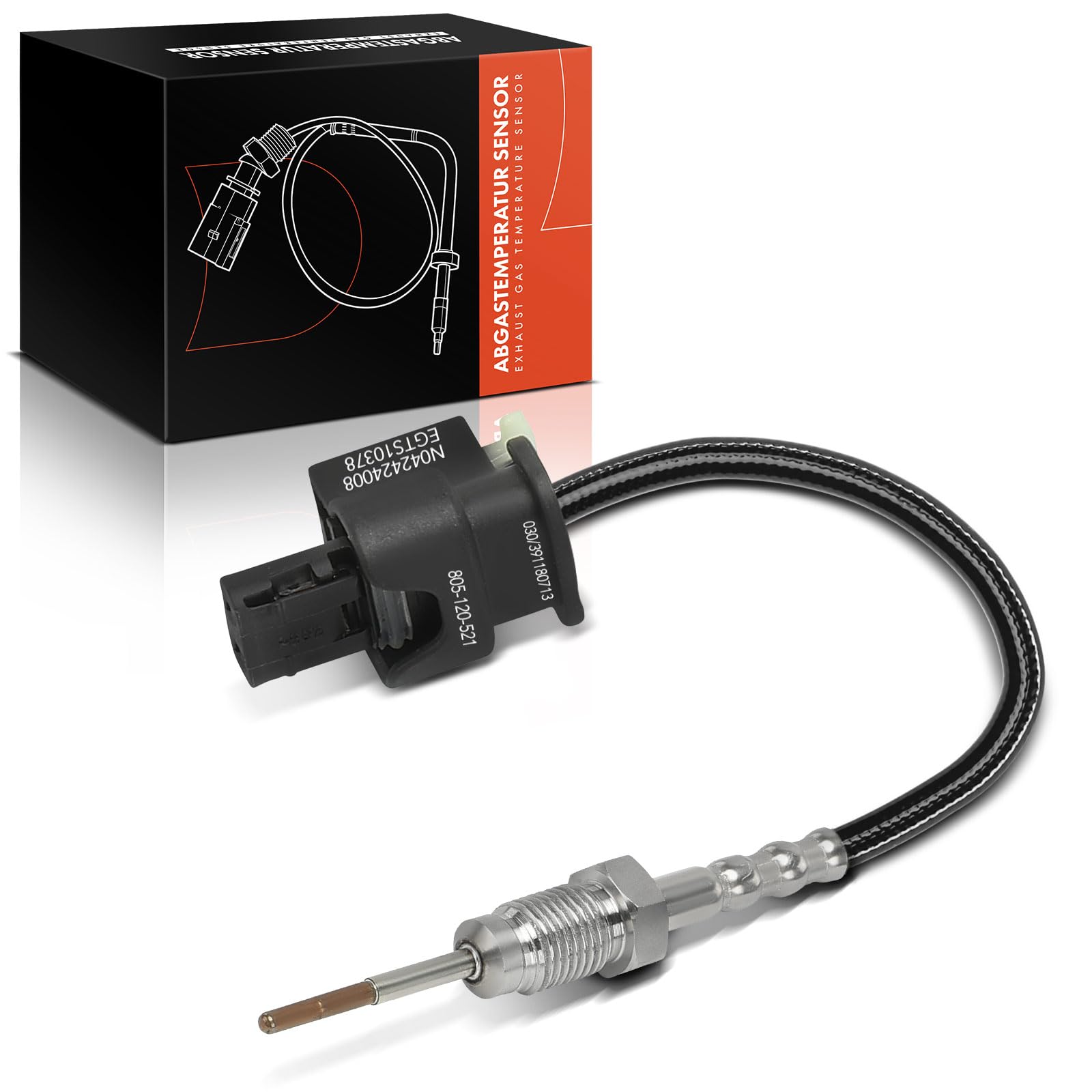 Frankberg Capteur de température des gaz d'échappement en amont du filtre | Compatible avec: Série 5 Gran Turismo F07, 3 Gran Turismo F34, Série 3 Touring F31, Série 5 F10, X1 E84, Série 1 F21
