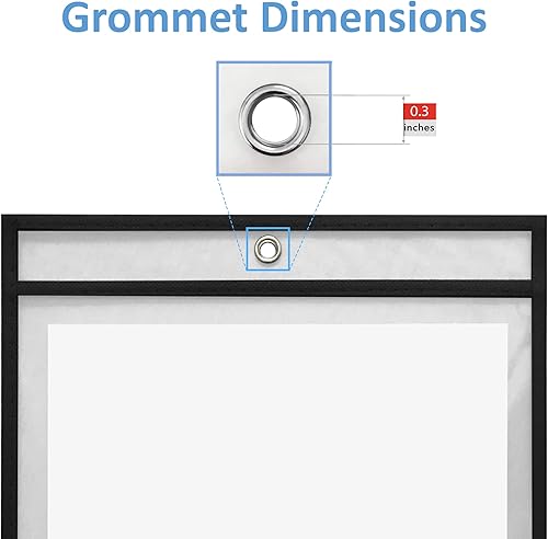 Miniatura 3 de Paquete de 24 bolsillos de borrado en seco, color negro, para lecciones de profesores en un aula o para uso en tu hogar u oficina, 10 x 13.5