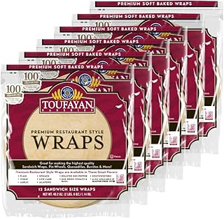 Toufayan Plain 12” Sandwich Tortilla Wraps | Bulk Foodservice Flatbread ...