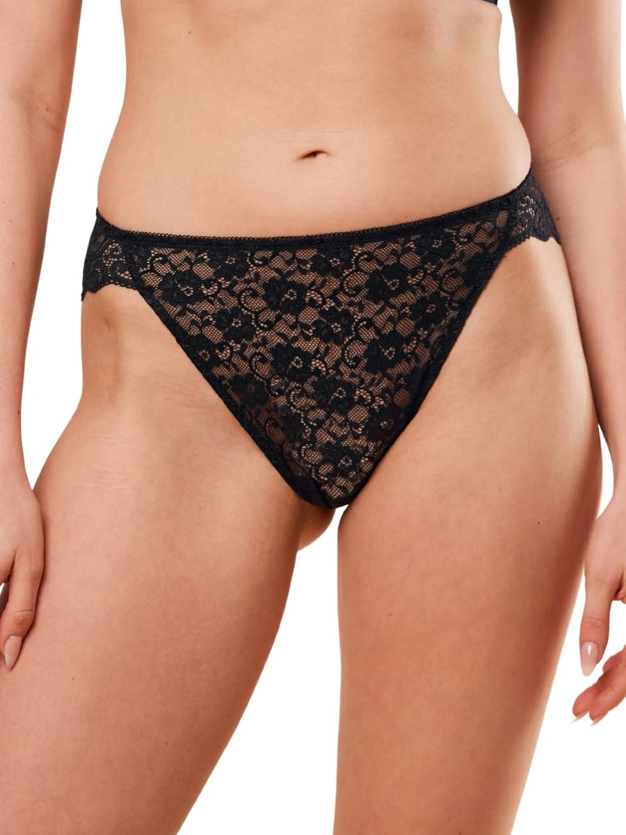 Triumph Women's Noir Panties Amourette Highleg Tai