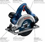 Bosch GXL18V-497B23 18V 4-Tool Combo Kit with 1/4 in. and 1/2 in. Two-in-One Bit/Socket Impact Driver, 1/2 in. Hammer Drill/Driver, Circular Saw and LED Worklight with (1) CORE18V 4.0 Ah Battery
