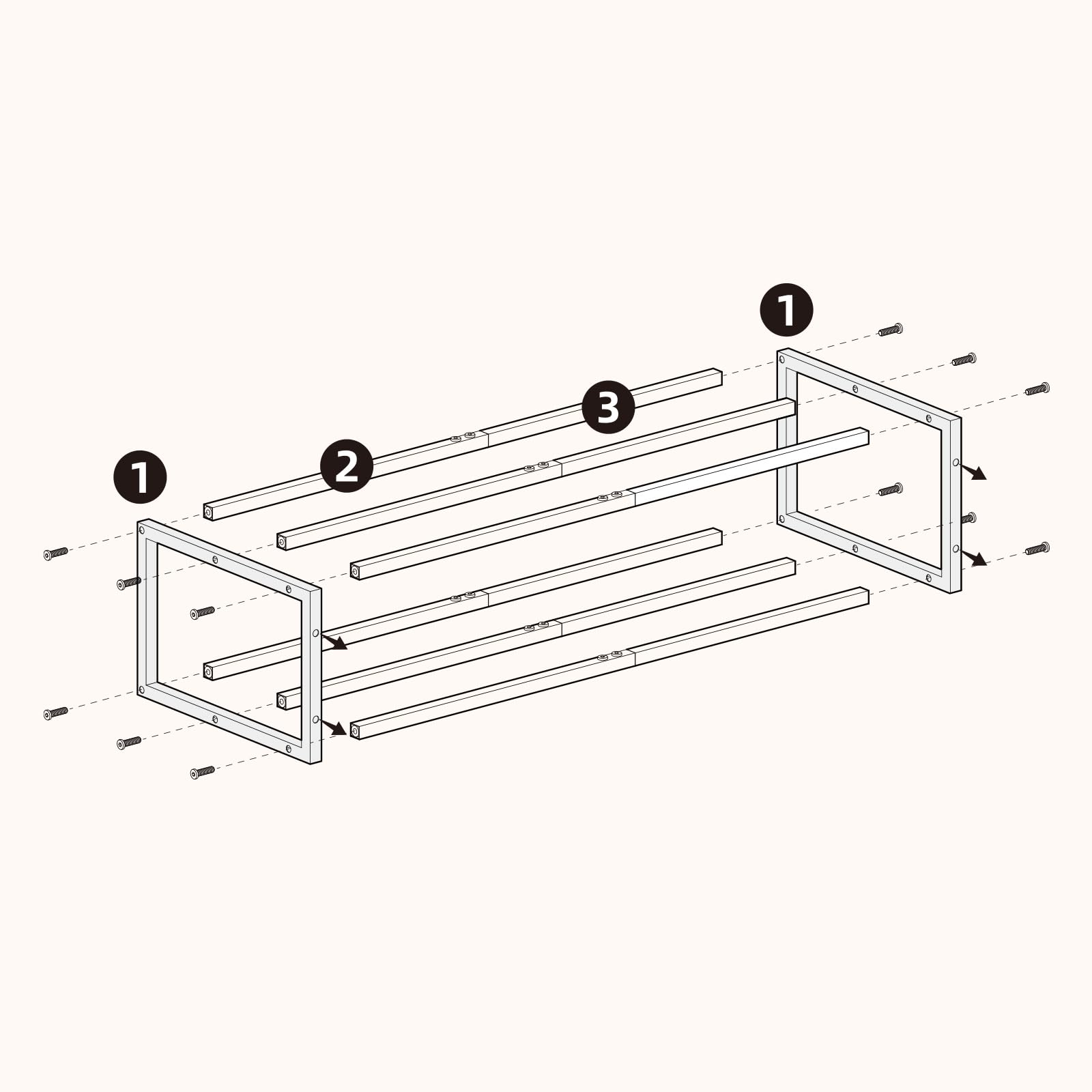 HOOBRO Scaffali da Parete per Scarpe, Set di 2 Porta Scarpe a Muro in Metallo, Compatto, per 12-16 Paia, Scarpiera da Parete per Ingresso, Armadio, Piccoli Spazi, Nero EBK44XJP201
