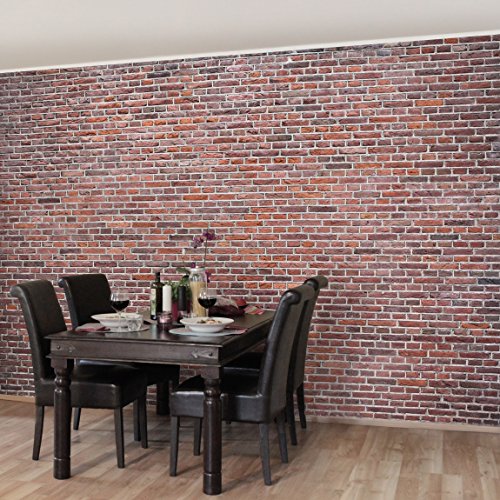 Bilderwelten Vliestapete Top Steintapeten 320 cm x 480 cm Backsteintapete...