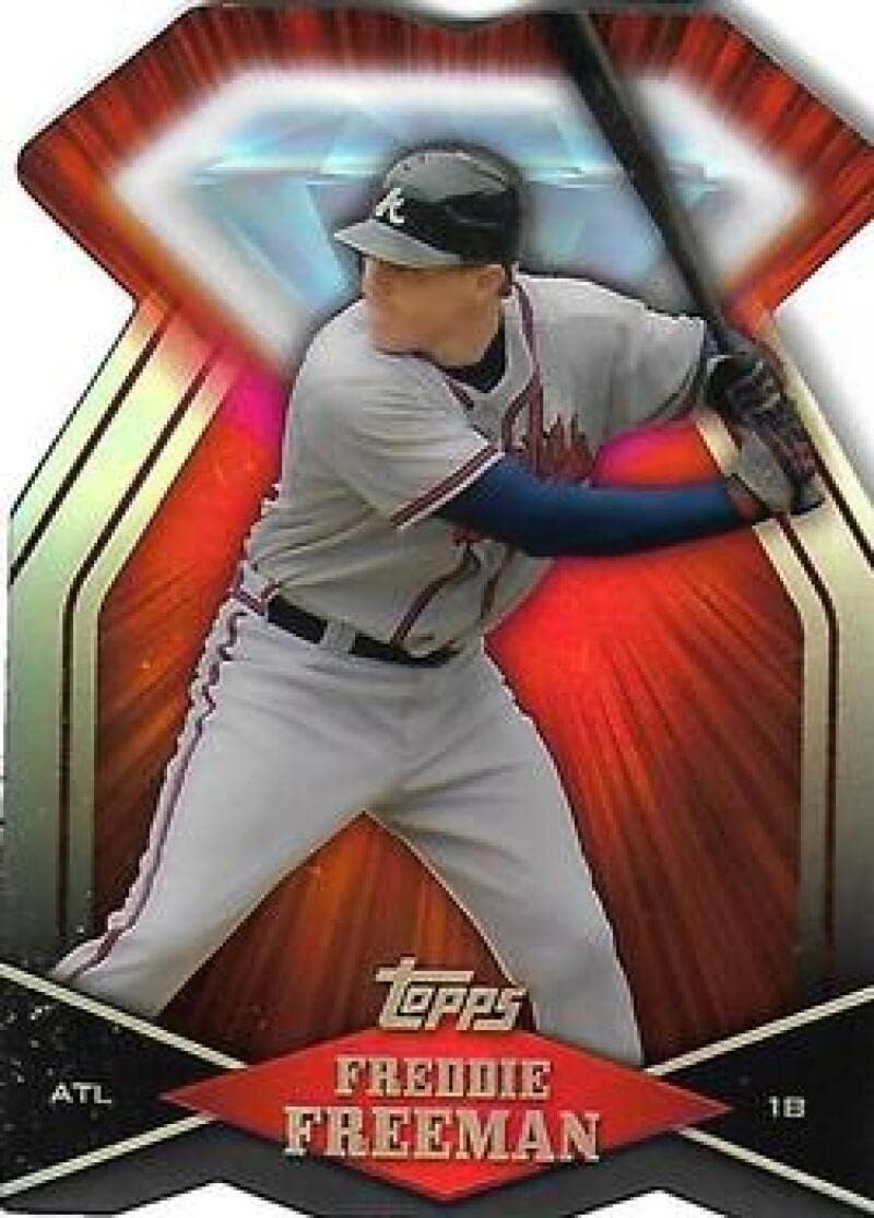 2011 Topps Diamond Die Cut #DDC-59 Freddie Freeman Atlanta Braves MLB Baseball Card NM-MT