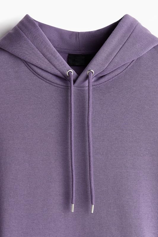 Image of Casual Fleece Hoodie Sweatshirt Solid Hooded Collar Drawstring Long Sleeve Pullover for Men & Women