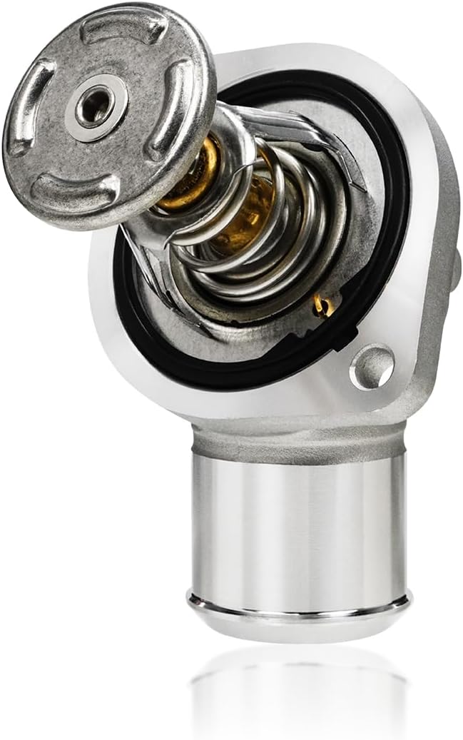 131-160 Engine Coolant Thermostat Housing Assembly With Seal Fits Chevy Avalanche Colorado Silverado Tahoe | Buick Cadilac | GMC Yukon Sierra Envoy, OEM Replace# 89018168,12587395, 902-2981