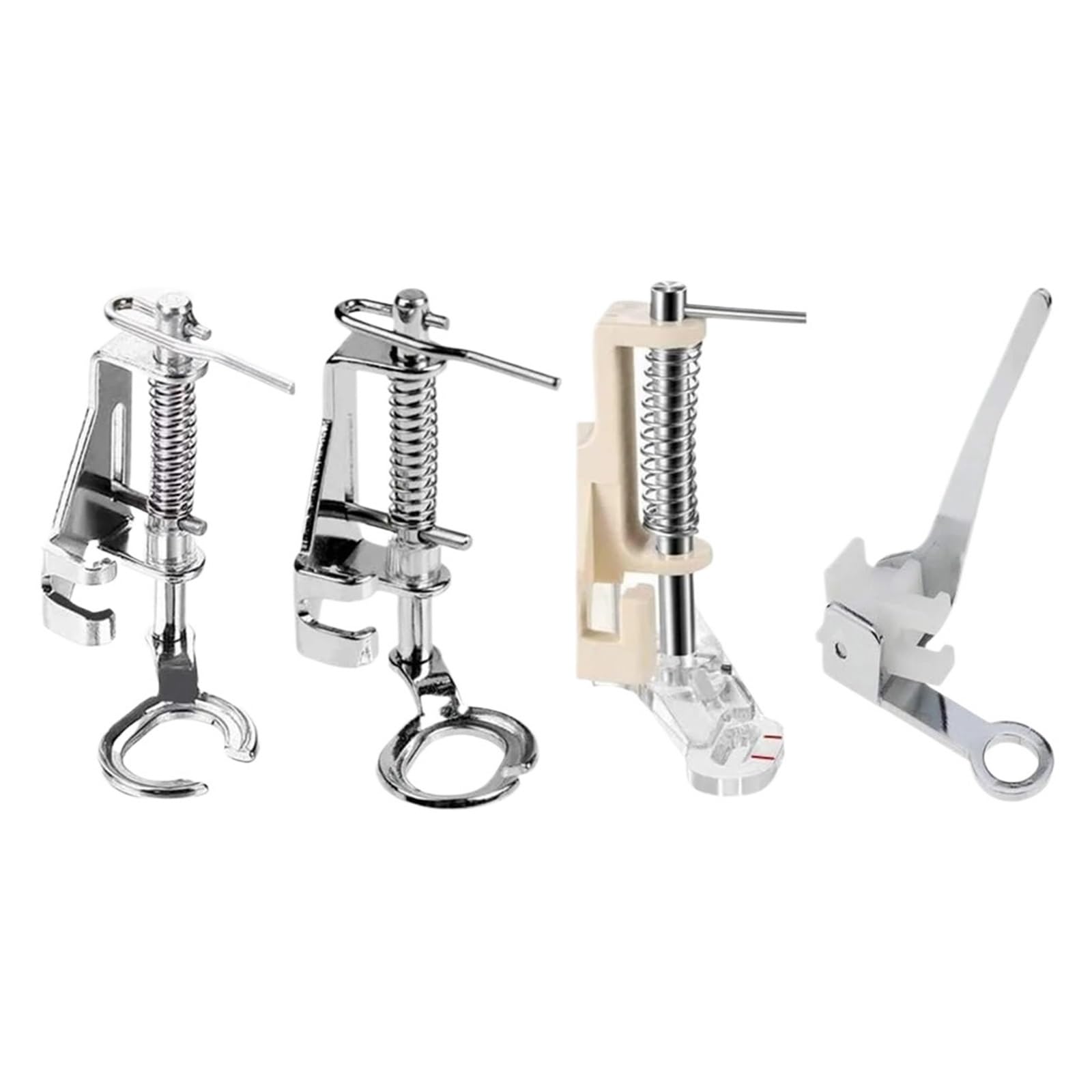 Yrznbhue 4 Pcs 4Pcs Quilting Embroidery Presser Foot For Household Low Shank Sewing Machines Accessories