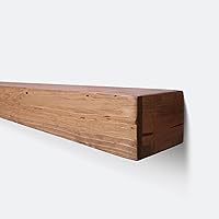 Vista 39 de Chimenea, Rústico, Estante, Manto Flotante, Madera Real, Viga, URBANDI (Provincial, 48Lx6Hx8D)