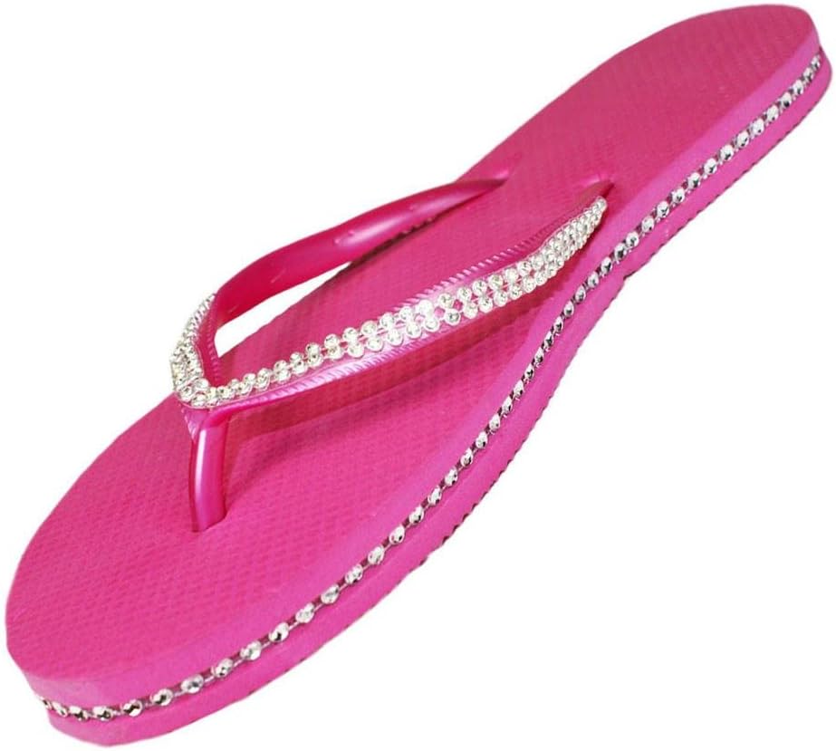 SUGAR ISLAND®Ladies Girls Diamante FLIP Flops Sandals