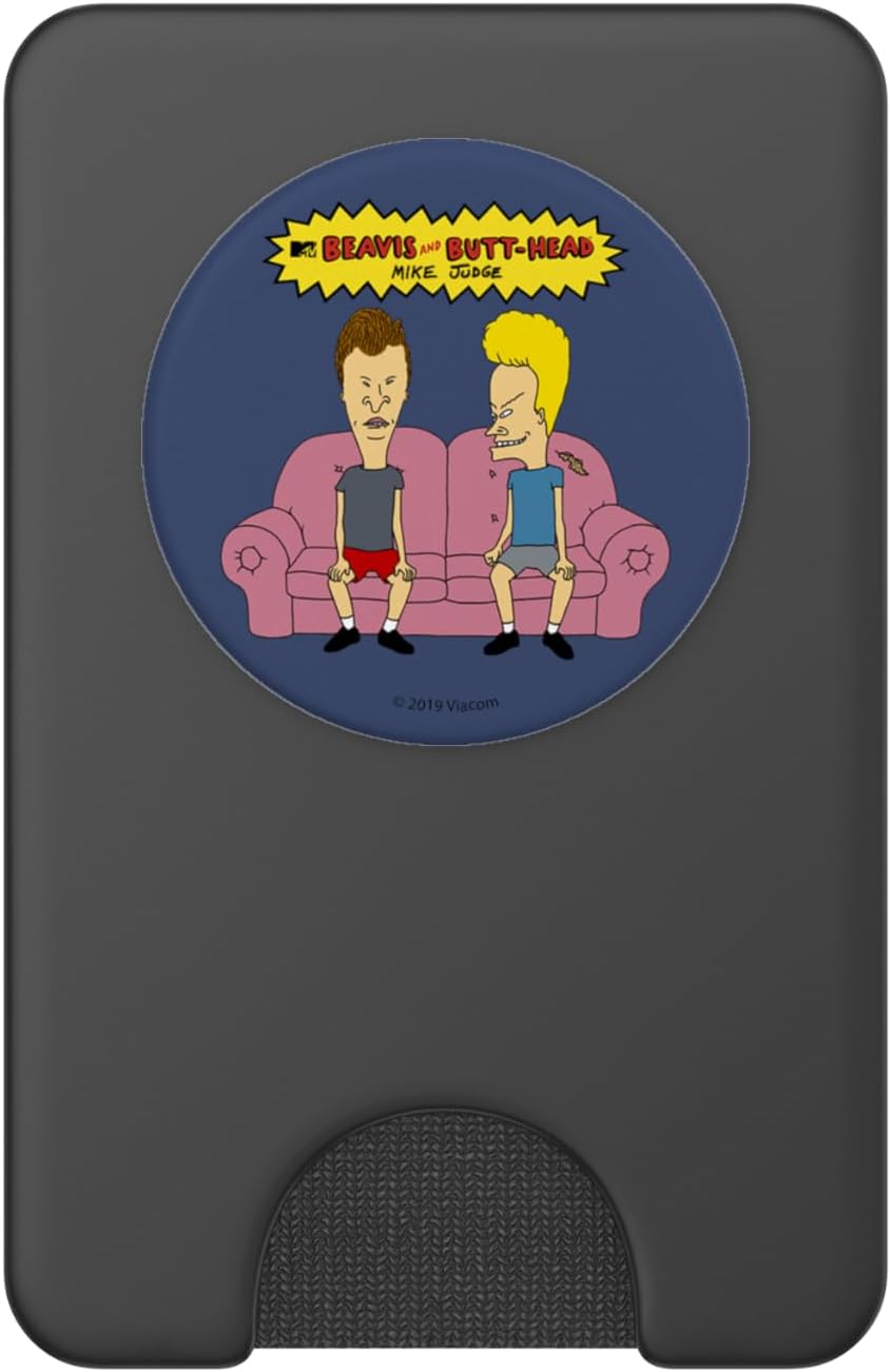 Beavis and Butt-Head Classic Couch Logo PopSockets PopWallet for MagSafe