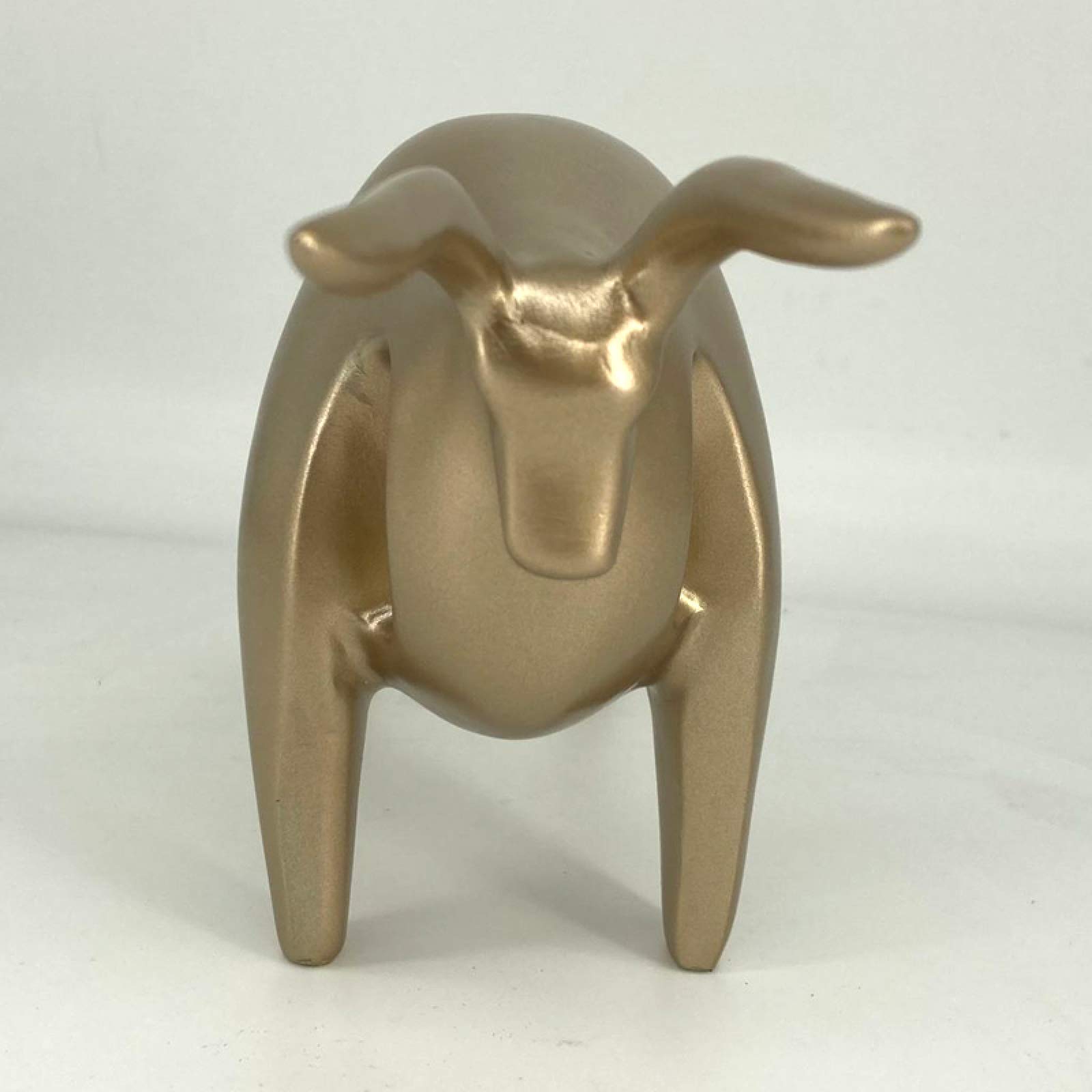 Amazon.co.jp: 彫刻 金の子牛の像の置物 Decorativas : ホーム＆キッチン