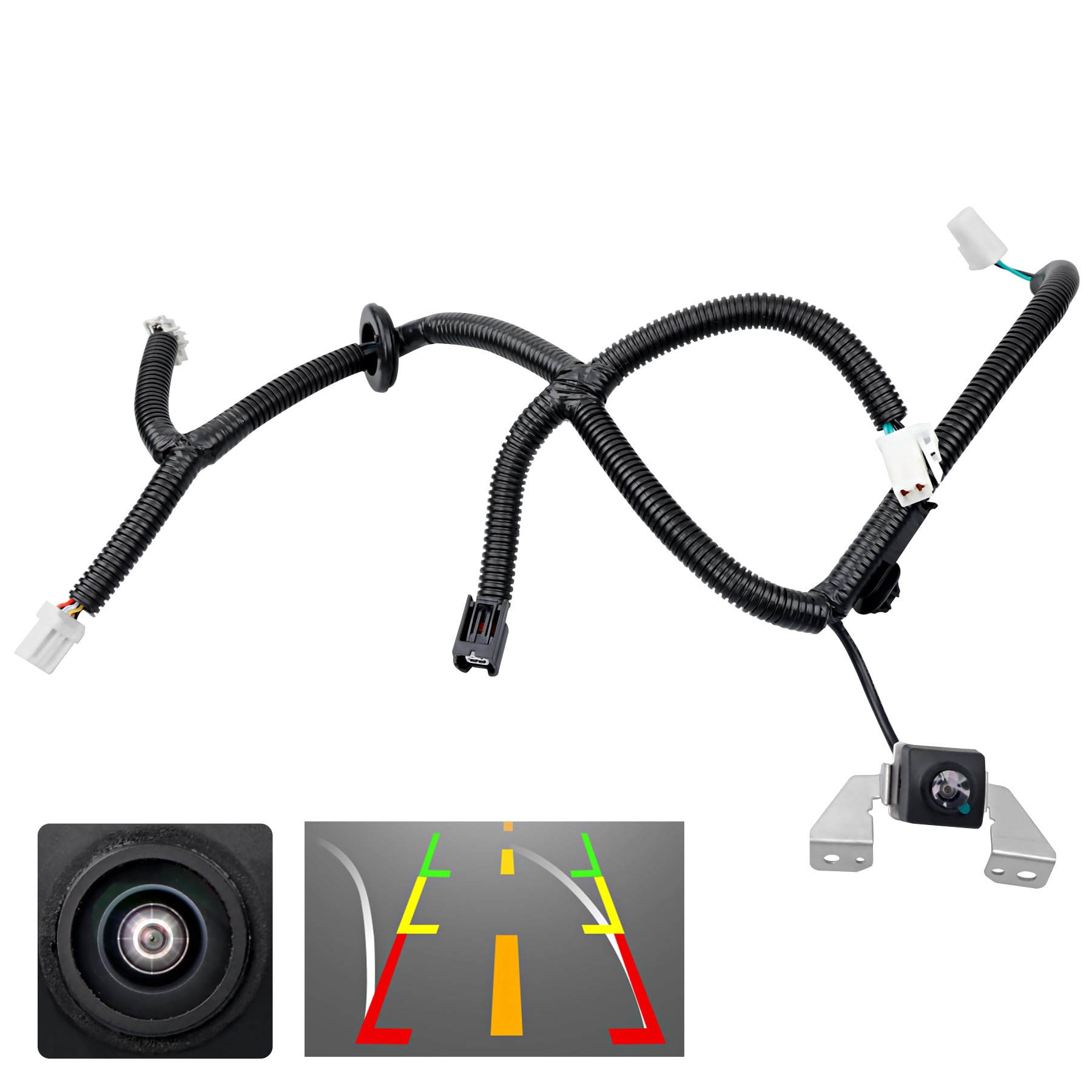 Backup Camera, Compatible with 2012-15 Pilot EX LX EX-L SE Touring 3.5L V6, Safety Reversing Parking Camera, Replace 39530SZAA01 39530SZAA21 HO1960125 Rear View Back Up Camera