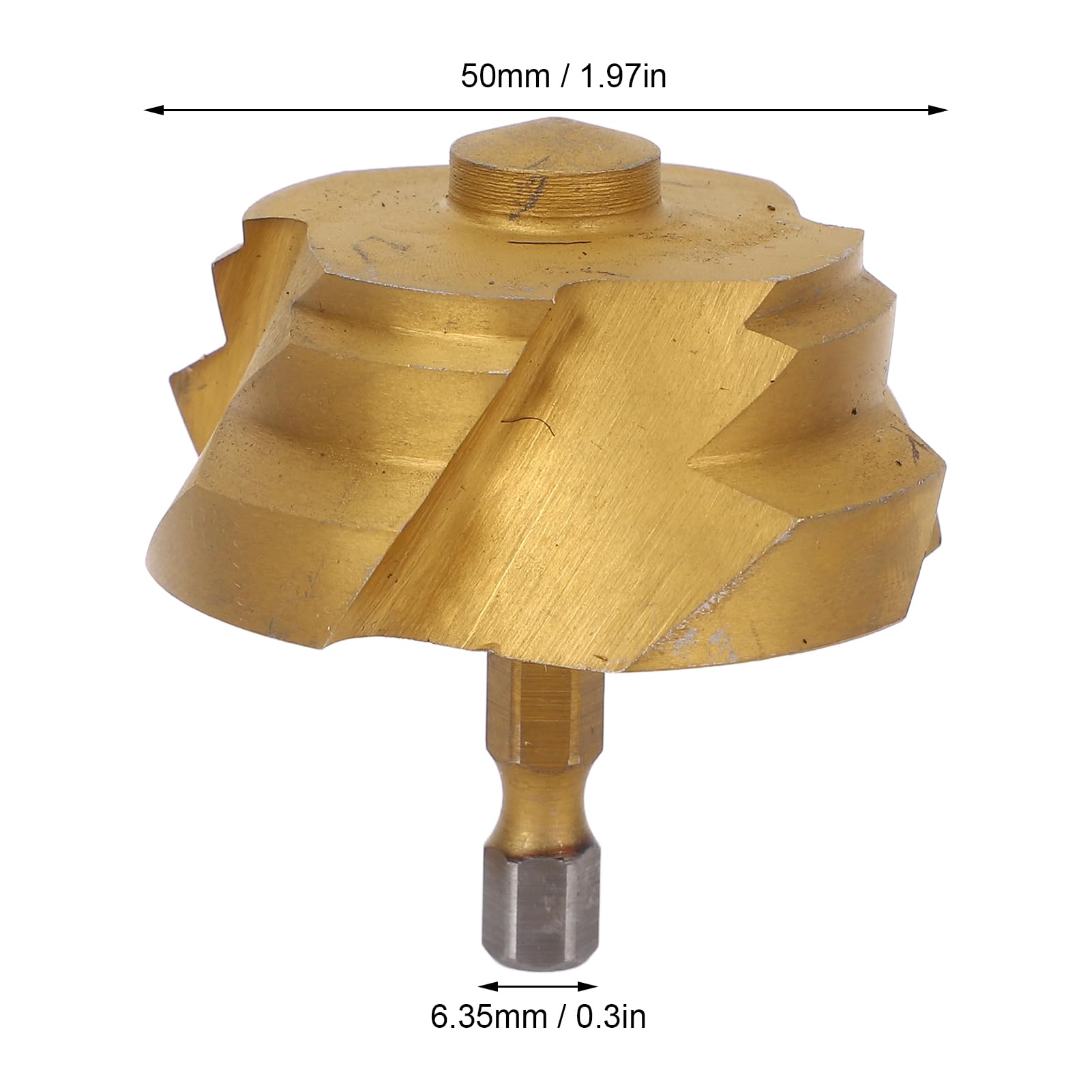 KIMISS Foret de Tuyau PPR et Outil d'alésage Tuyau d'eau de 50 Mm-alésoirs en Acier à Haute Teneur en Carbone Projets PPR, PVC et Plastique