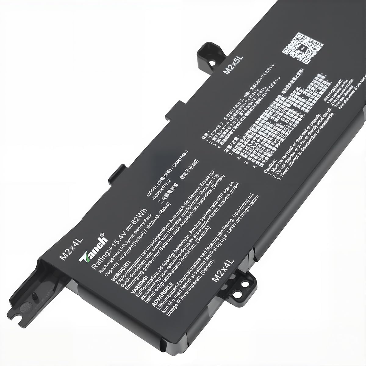 Tanch Laptop Battery 0B200-03490000 C42N1846 Replacement for Asus ZenBook Pro Duo-UX581GV 15.4V 4038mAh/62Wh