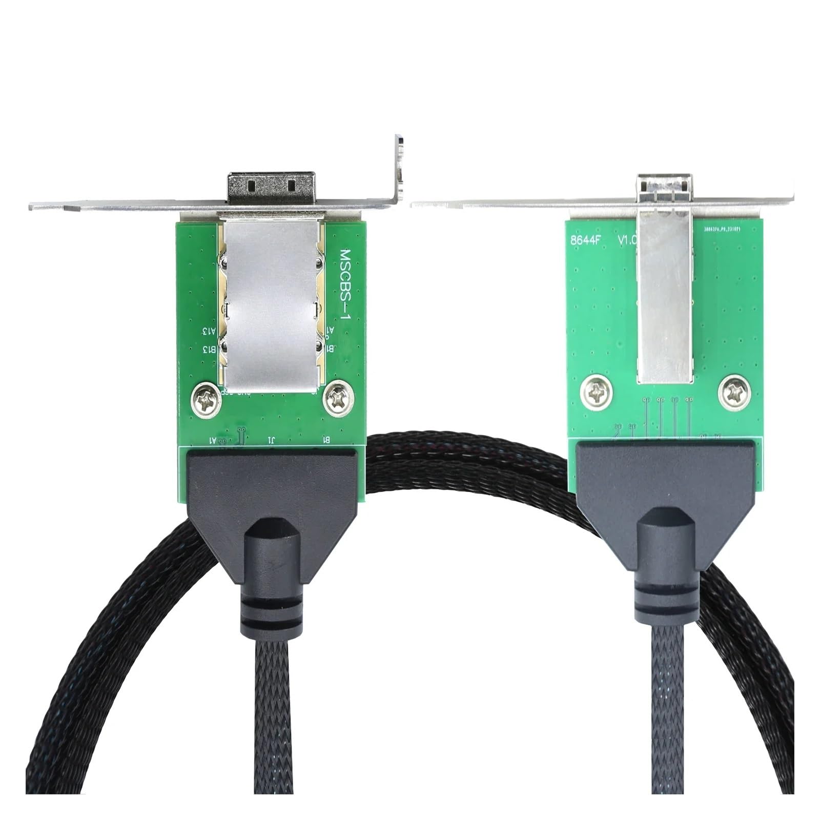 Femmina di Pin del cavo di estensione SFF-8088 26 di MI NI S*A*S alla femmina esterna SFF-8644 PCBA con il cavo del sostegno di basso profilo