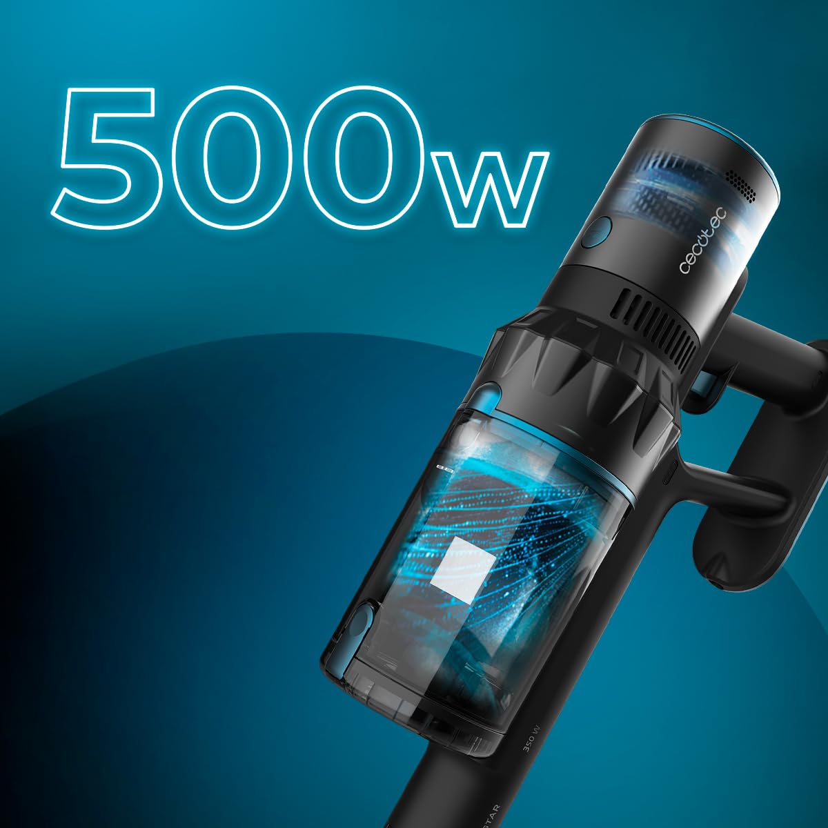 Cecotec Kabelloser Stielstaubsauger Conga Rockstar 3500 Storm Flex Animal. 3 in 1, Parallelzyklon, 500 W, 30 kPa, 150 AW, 70 Minuten Laufzeit, Flexibler Schlauch, Jalisco-Bürste, Zubehör für Tiere