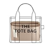 Purse Organizer Insert For Handbags, Purse Organizer With Zipper, Neverfull Organizer, Bag Organizer For Speedy Neverfull ONTHEGO Tote, Handbag and More (Silky Beige, small)