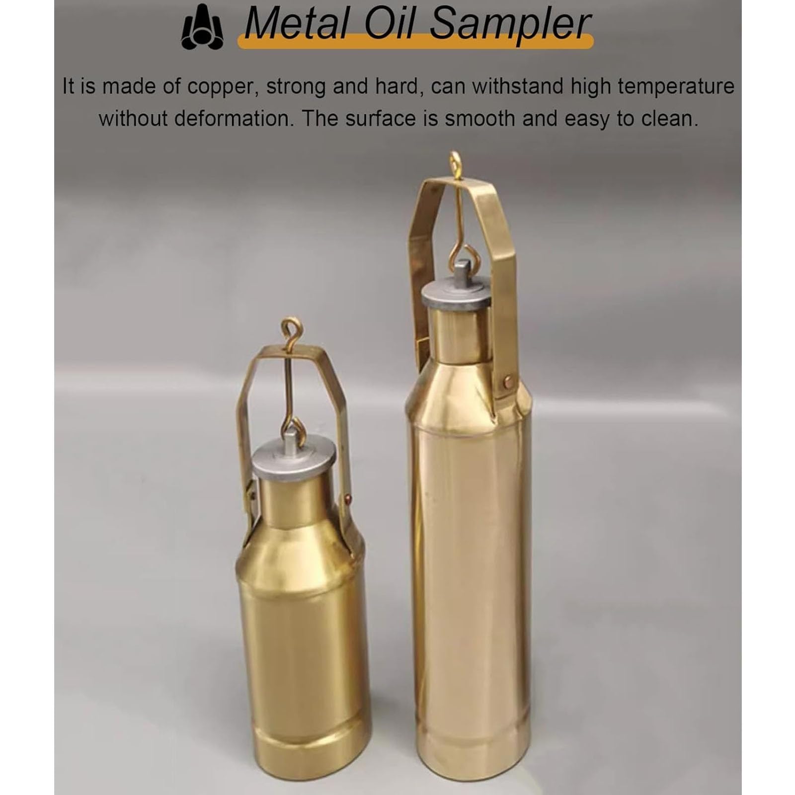 Este Recipiente de 500 ml para la Toma de muestras de Aceite en Camiones Cisterna, Equipado con una Cuerda de 50 Metros, es una opción Ideal para mecánicos y usuarios industriales, ya Que FA