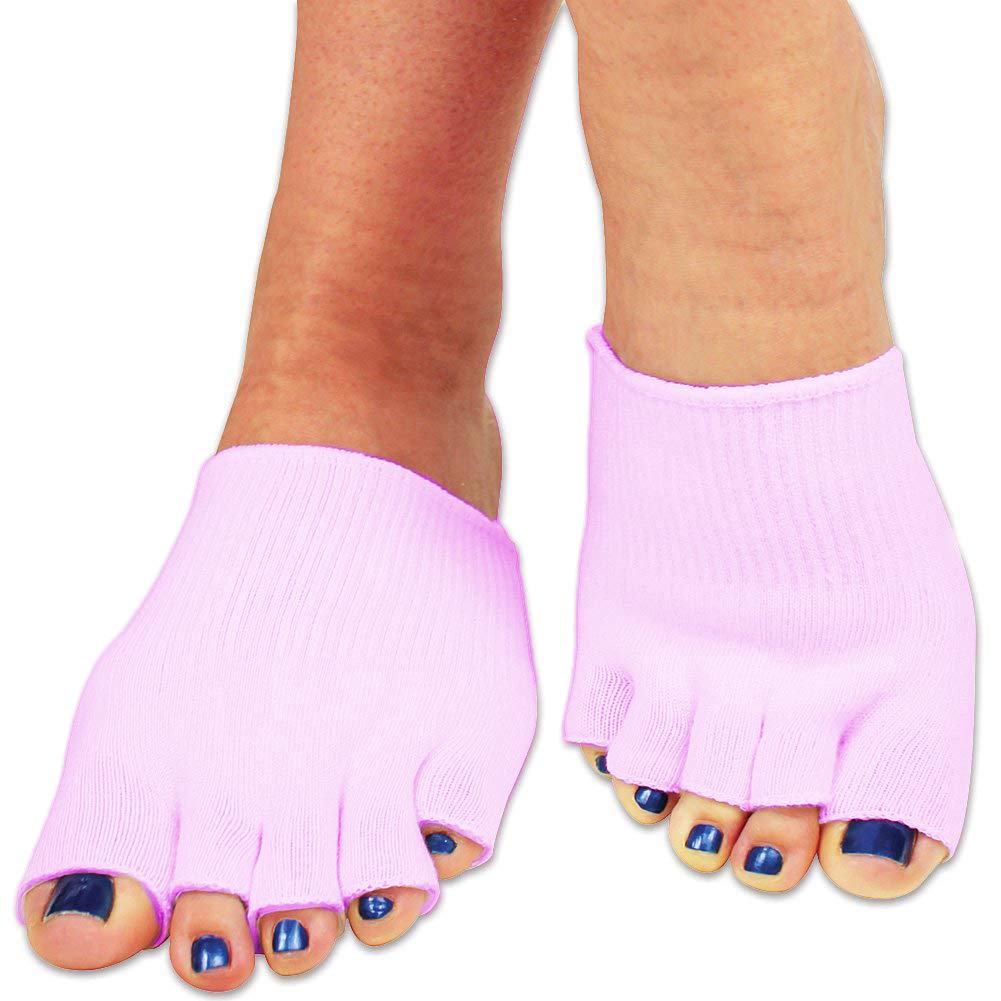 Bcurb Toe Gel Socks Moisturizes Skin Gel Lined Toes Separating