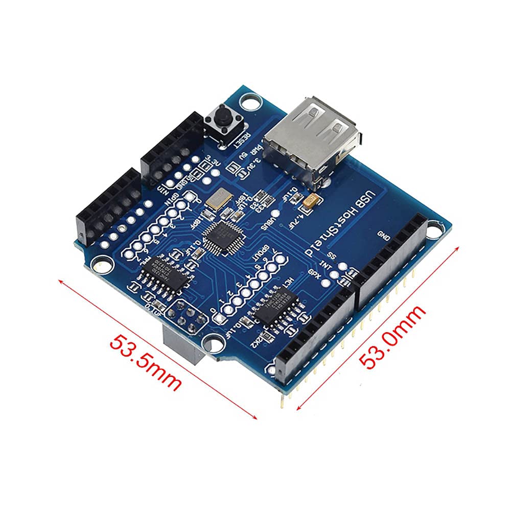 USB Host Shield for Arduino UNO MEGA ADK Compatible for Android ADK DIY Electronic Module Board