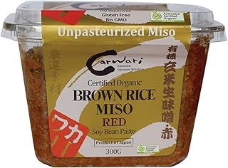 Carwari Organic Brown Rice Red Miso Paste 300 g