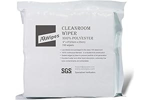 Cleanroom Wipes 9"x9" for Lab & Industrial Use