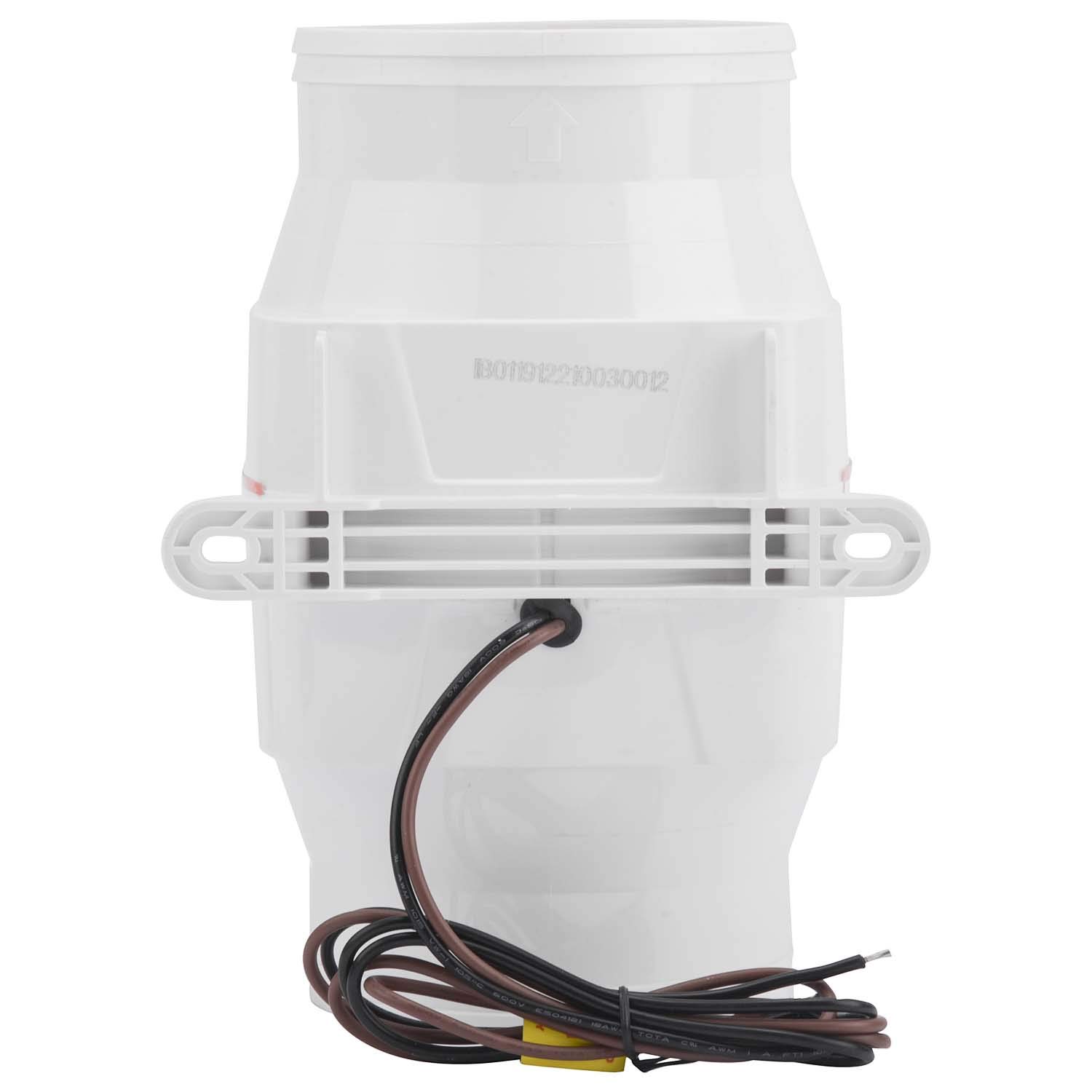 Ventola Elettrica Marine DasMorine 12V 270 CFM – Aspirazione Sentina E Motore, Silenziosa, Facile Da Installare, ABS Resistente, Per Barche E Camper