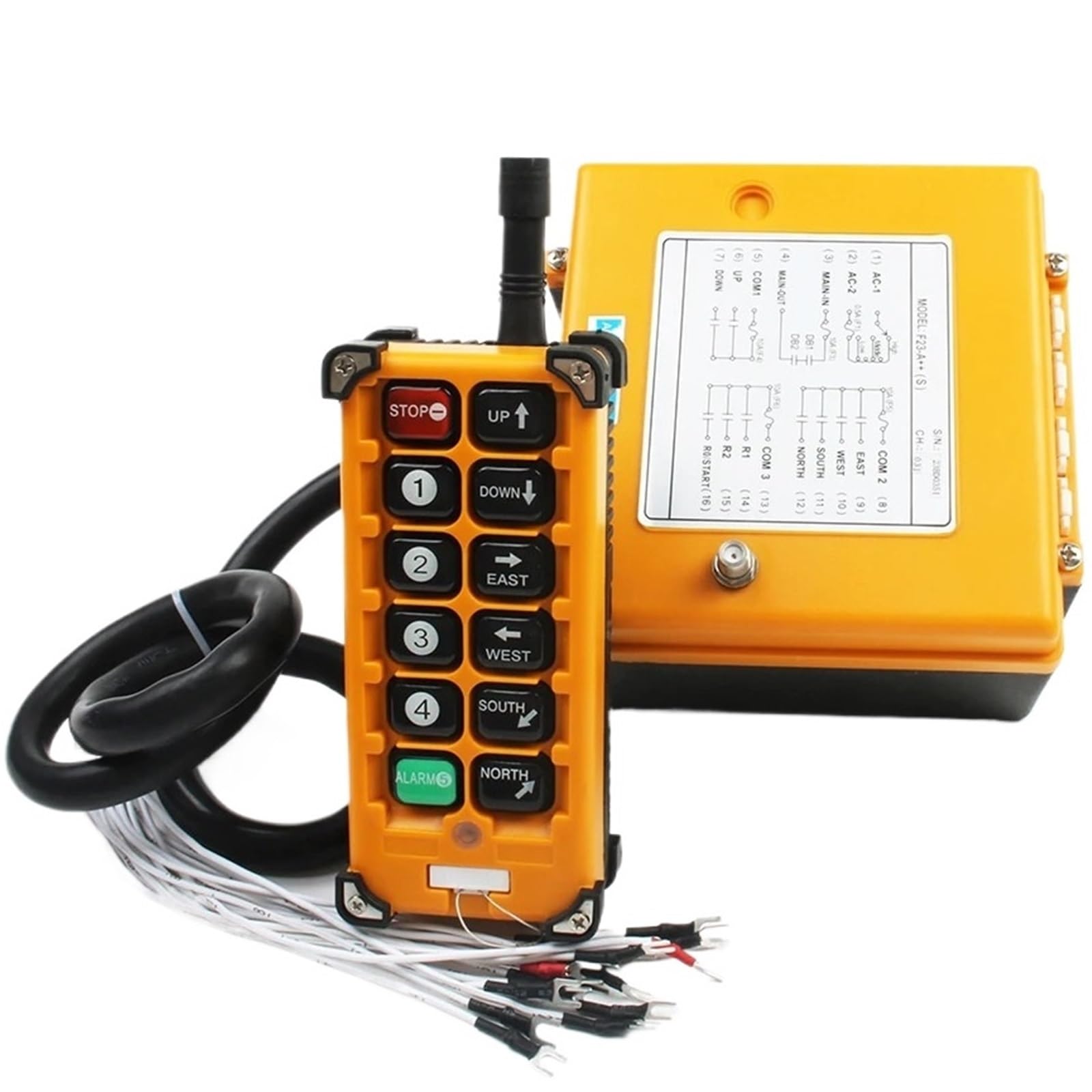 Radio Remota Inalámbrica Industrial DC 24V 12V 220V