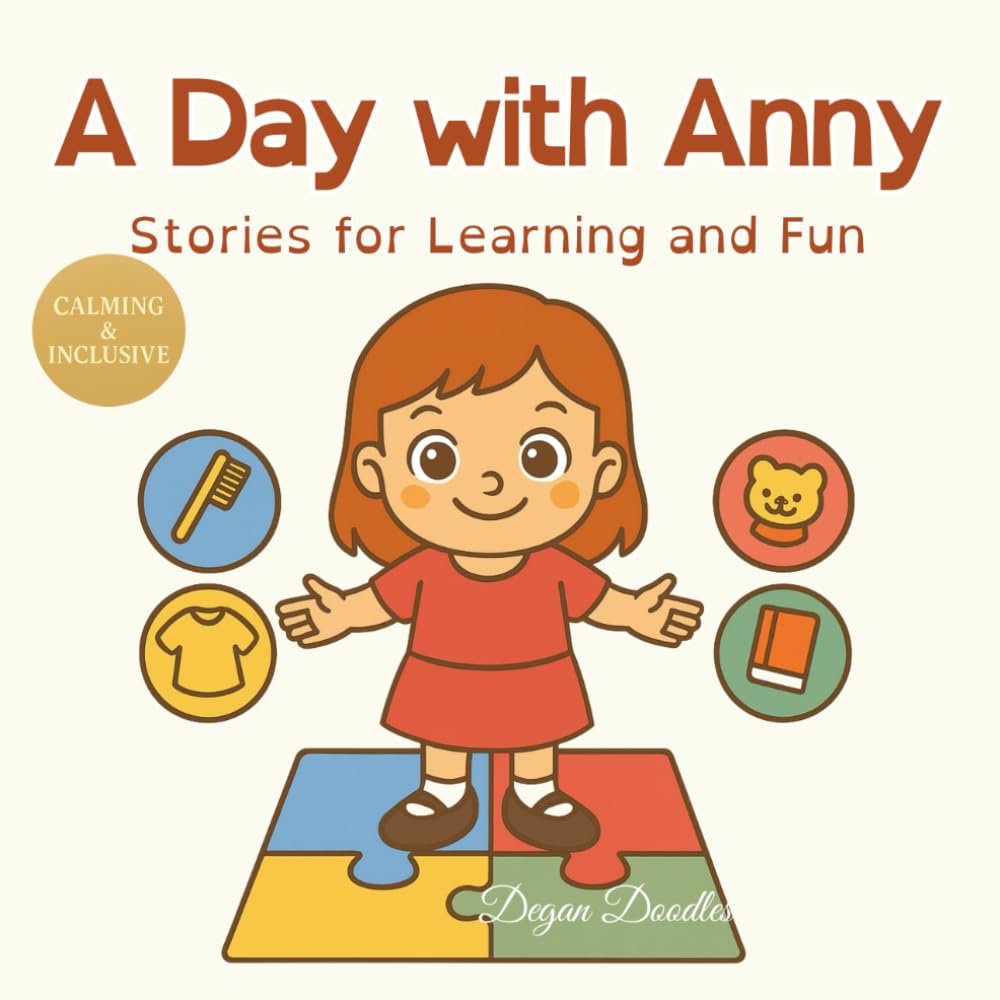 A Day with Anny - Stories for Learning and Fun: Illustrated Daily Routines for Autistic and Special Needs Girls – Gentle Learning with Anny (Small ...