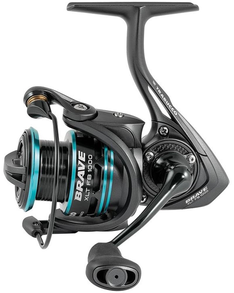 Mulinello Trabucco Brave XLT FB – Taglie 1000 e 1500 – Corpo Ultra-Compatto, Frizione Anteriore Micrometrica, Perfetto per Spinning Leggero e Bolognese