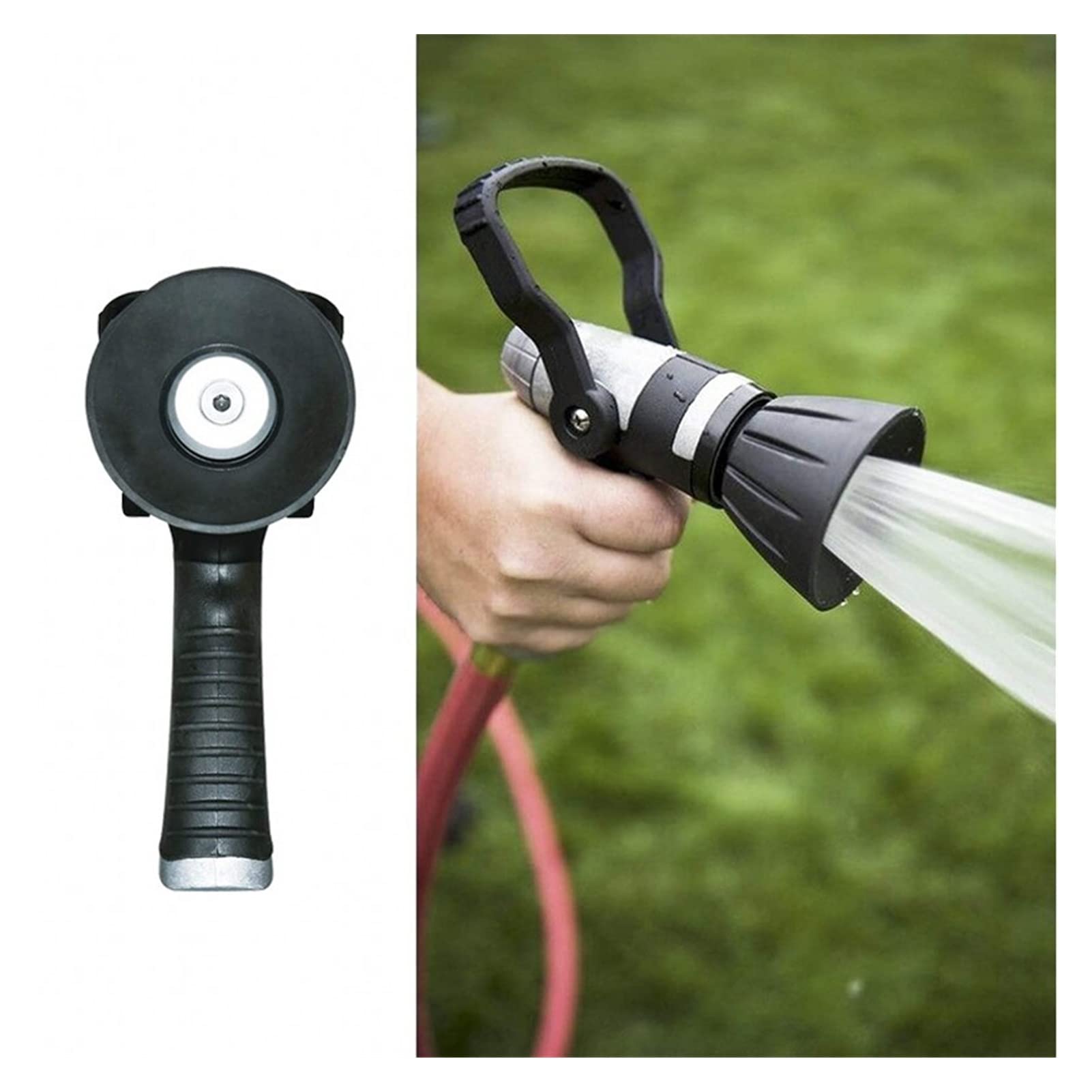 Herramientas de jardinería de metal de alta presión pistola de pulverización de agua de jardín de bomberos boquilla de manguera de riego de césped de jardín herramientas de riego de lavado de autos
