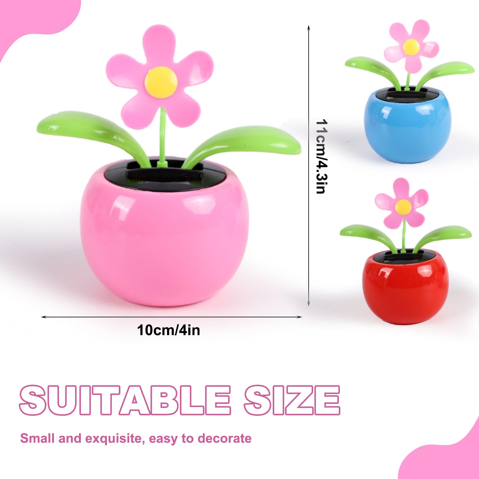 Amazon.com: 3 Pcs Solar Dancing Flowers Toys，Dancing Flower Cute