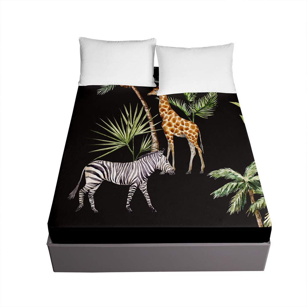Drap housse girafe 3D Chickw1 pour transformer votre chambre en jungle