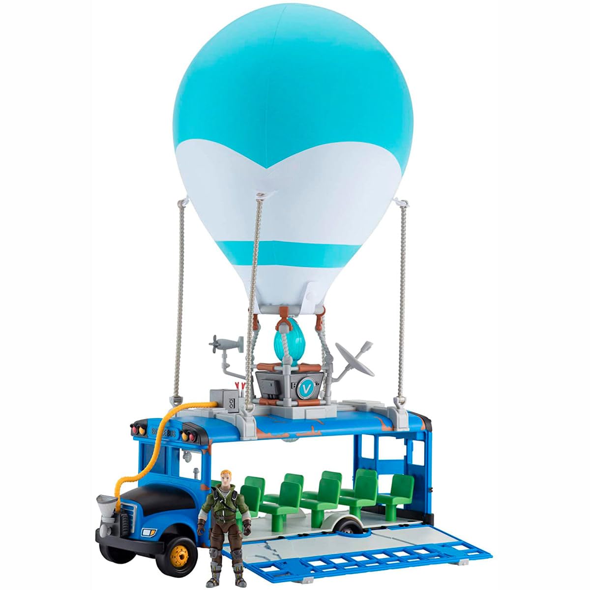 FORTNITE BATTLE BUS フィギュア用ビークル FORTNITE FNT0380 Deluxe Battle Vehicle with Jonesy Battle Bus