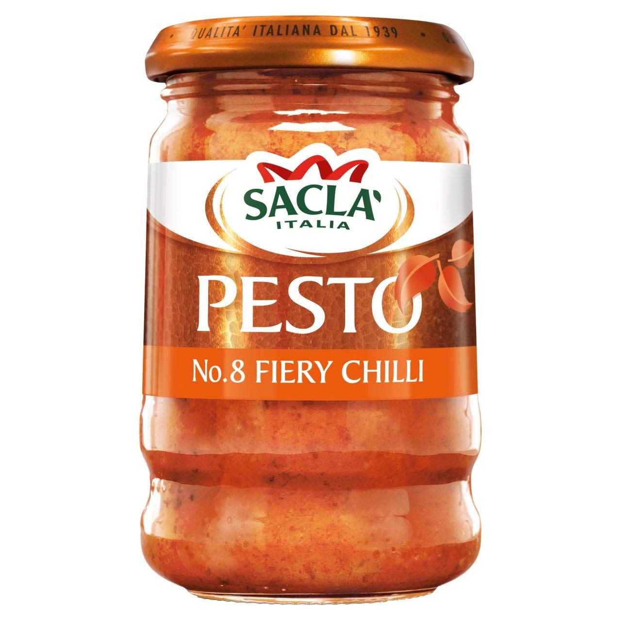 Amazon.com : Sacla' Fiery Chilli Pesto - 190g : Grocery & Gourmet Food