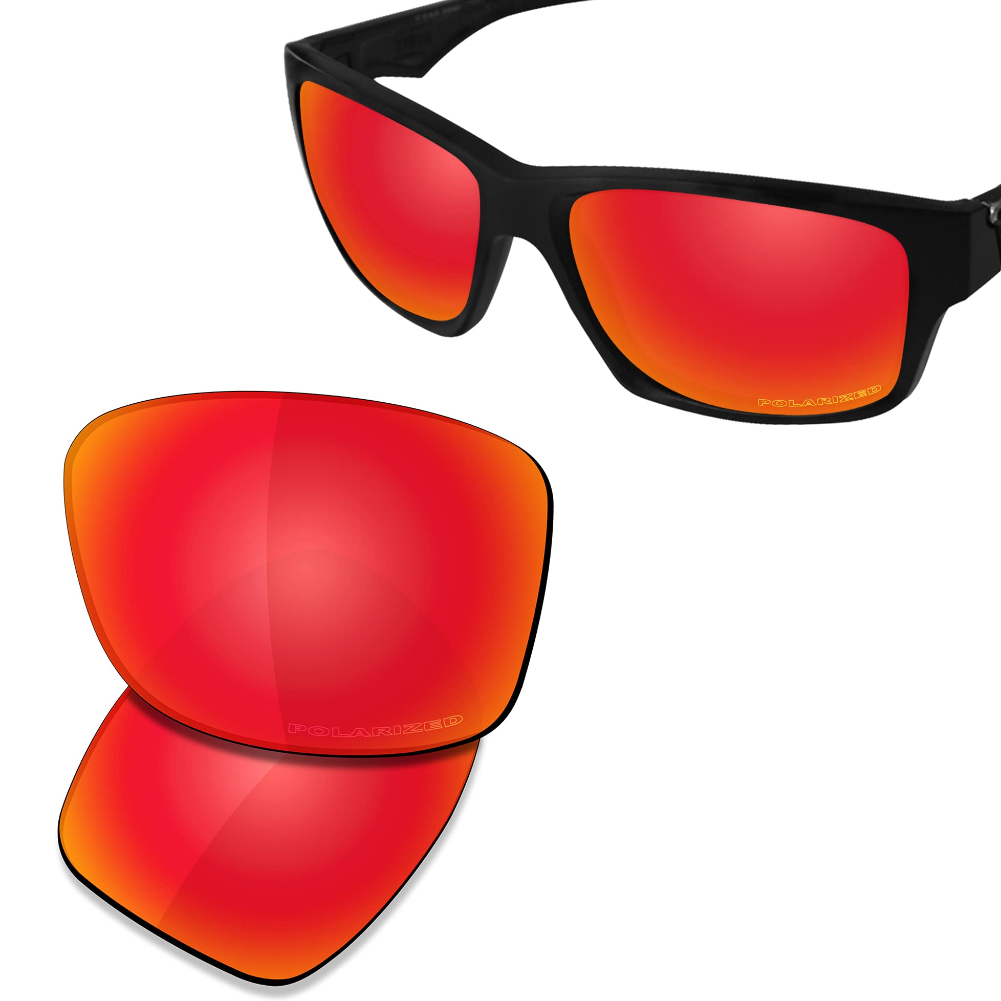 Saucer Premium Ersatzgläser für Oakley Jupiter Squared OO9135 Sonnenbrillen
