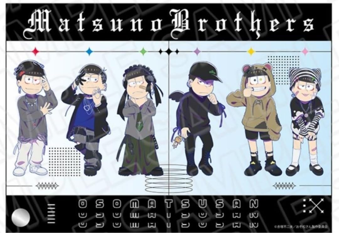 Osomatsu-san Mini Acrylic Art Ms. Yamimatsu Ver., Figures - Amazon