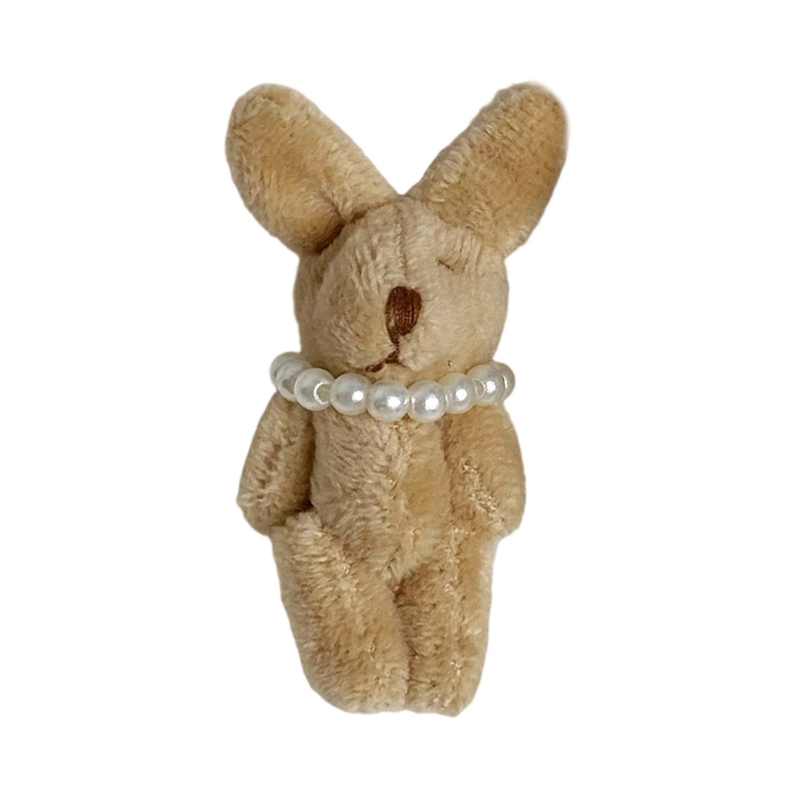 Practical Animal Toy Stuffed Plush Rabbits Bag Ornament Suitable for Valentines Christmas Tree Decoration Accessories Plush Toy Jewelry Decoration