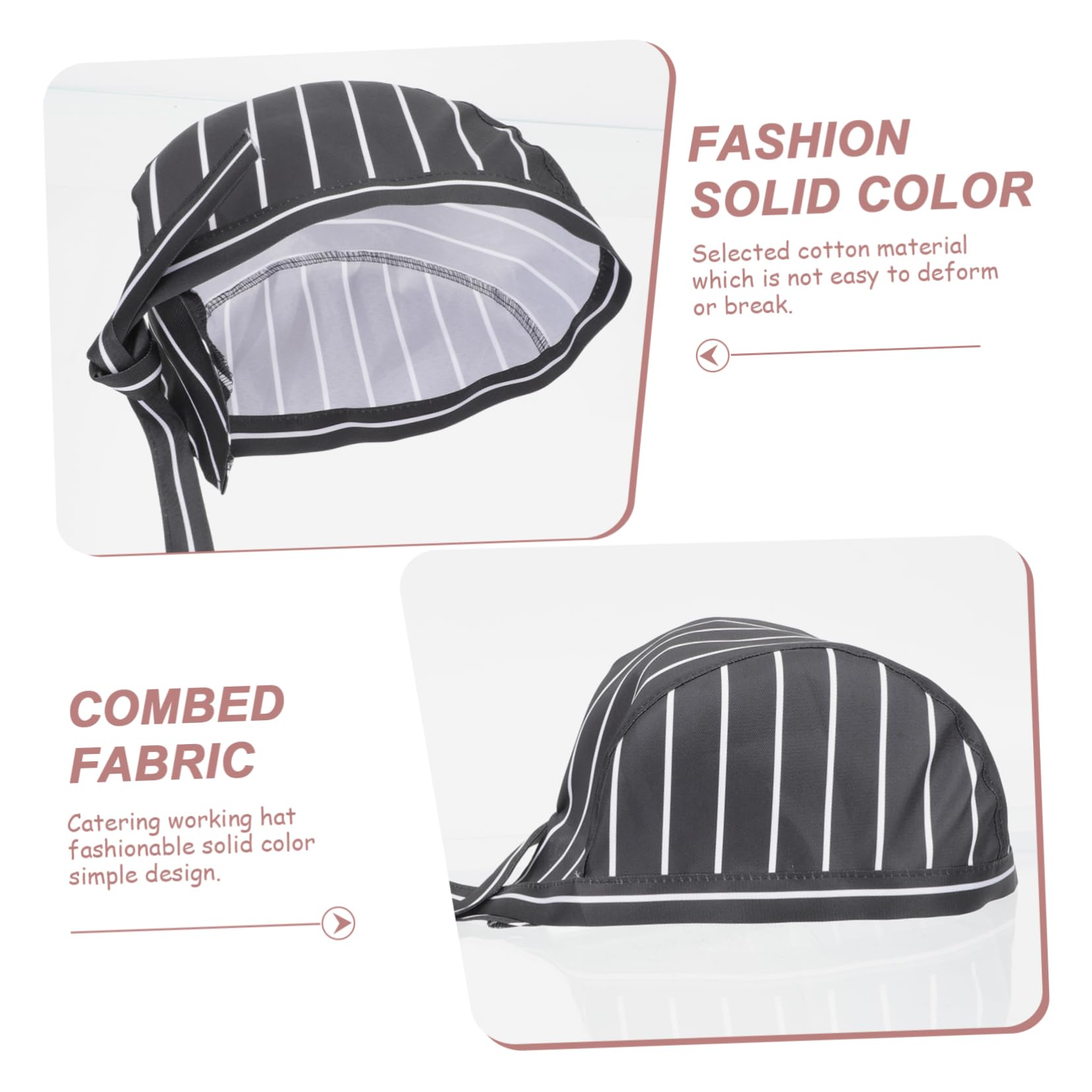 SHERCHPRY 4 sombreros de cocina ajustables de algodón Miss suministros de cocina elasticidad
