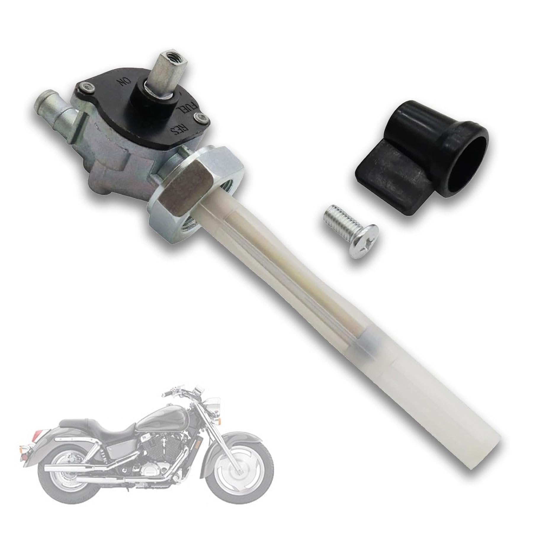 Amazon.com: XQSMWF Fuel Gas Valve Petcock Fuel Filter Fit For