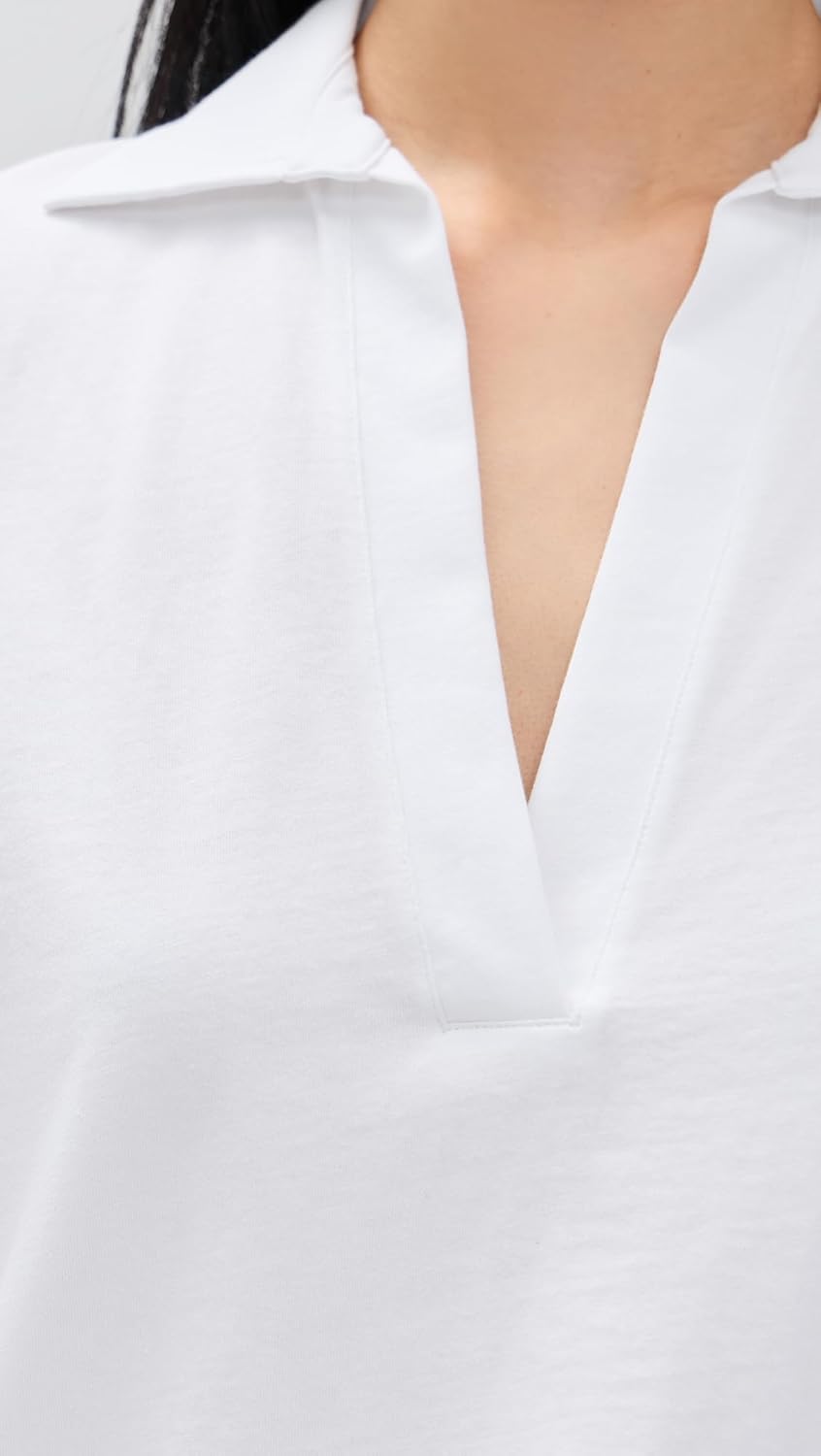 Vince Women's Easy Long Sleeve Polo - Image 6